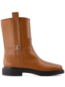 Кожаные ботинки Tod's, коричневый