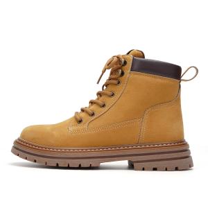 HUANQIU Ботинки Crew Martin High top мужские Ginger Yellow