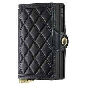 Кошелек Secrid Twinwallet Emboss Diamond leather, черный