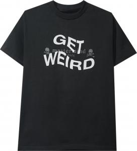 Футболка Anti Social Social Club x Mastermind Get Weird Tee 'Black', черный