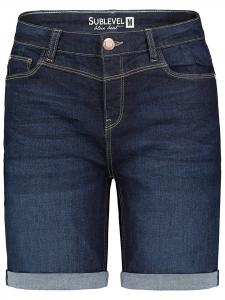 Джинсовые шорты Sublevel, темно-синий