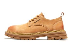 Туфли Jeans Men"s Casual Men Low-Top Yellow Vicki Brown