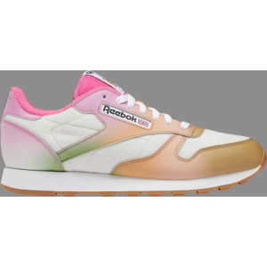 Кроссовки daniel moon x classic leather 'atomic pink radiant ochre' Reebok, апельсин