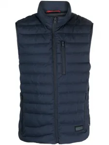 Дутый жилет с высоким воротником Fay, синий