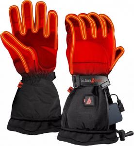 Мужские зимние перчатки ActionHeat с подогревом и аккумулятором 5 В, черный