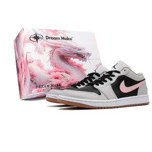 Jordan Баскетбольные кроссовки Air 1 Vintage, мужские, низкие, черные