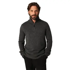 Свитер Deeluxe Galileo half zip, черный