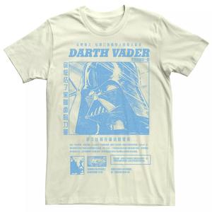 Мужская футболка с постером манги «Дарт Вейдер» Star Wars