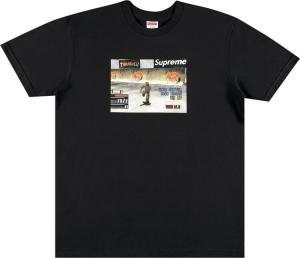 Футболка Supreme x Thrasher Game Tee 'Black', черный