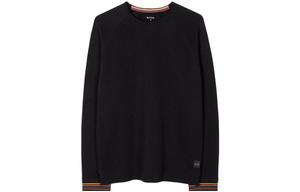 Свитшот с вышитым узором Paul Smith, черный