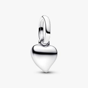 Шарм Pandora Heart Mini Dangle, серебро