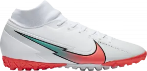 Кроссовки Nike Mercurial Superfly 7 Academy TF 'White Crimson Jade', белый