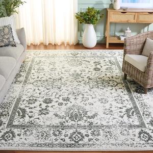Ковер SAFAVIEH, 183 x 275 см, Adirondack Collection, Ivory & Dark Green, дизайн Oriental Distressed, не линяет и прост в уходе, идеален для помещений с высокой проходимостью в гостиной, спальне, столовой (ADR109X-6)