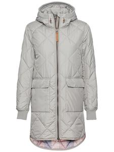 Camel Active Стеганое пальто светло-серого цвета