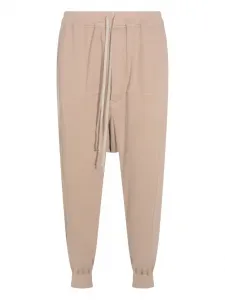 Спортивные штаны с карманами и кулиской Rick Owens Drkshdw, нейтральный