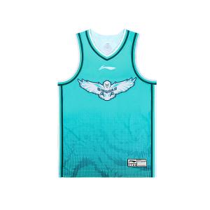 Баскетбольная майка LiNing CBA Collection, фанатская версия, сезон 2025-2026, Qingdao Guoxin, унисекс., classic version-empty board