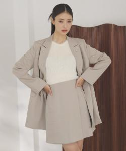 Мини-юбка с запахом Noela, цвет Beige