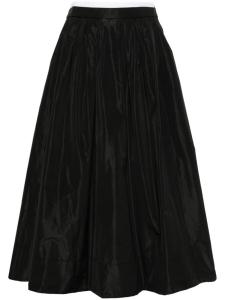 Maje пышная юбка со складками, черный