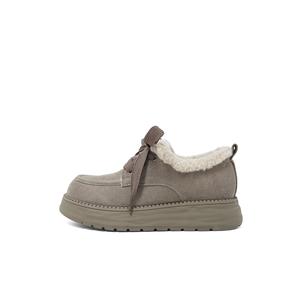 Зимние короткие сапоги Suede Abrasion Resistant для женщин COMELY, хаки