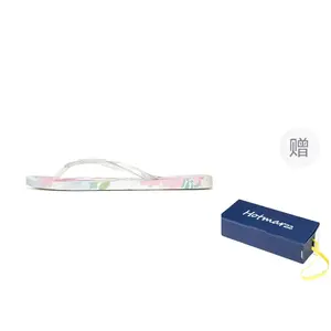 HOTMARZZ Женские прозрачные шлепанцы с устойчивостью к истиранию и противоскользящим покрытием, цвет Transparent