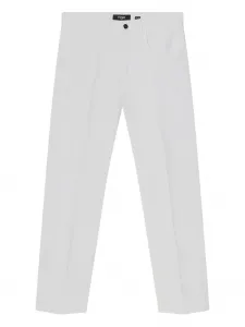 Джинсы средней посадки Fendi, белый