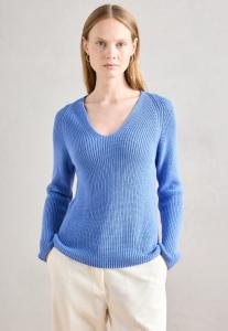 Джемпер Marc O'Polo LONGSLEEVE V NECK, Cloudless Blue/Blue