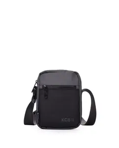 Маленькая мужская сумка через плечо Net с застежкой-молнией Kcb, темно-серый