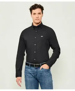 Рубашка из поплина Slim fit Gant, черный