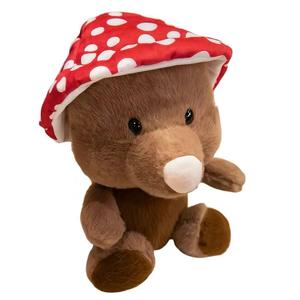 Креативная милая забавная очаровательная плюшевая кукла кот и крот высота 25см/35см Brangdy