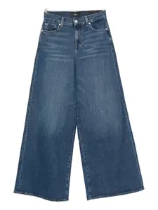 Джинсы с высокой талией 7 For All Mankind, синий