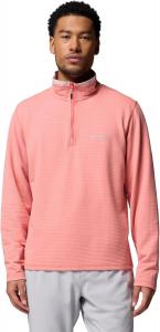 Columbia мужская толстовка Slack Tide Quarter Zip, Melonade/Cool Grey