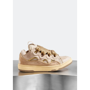 Кроссовки LANVIN x Level Shoes Curb sneakers, бежевый