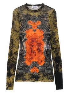 Jean Paul Gaultier топ с логотипом, черный