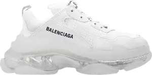 Кроссовки Balenciaga Wmns Triple S Sneaker Clearsole - White, белый