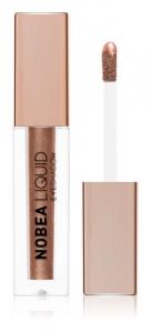 Жидкие тени для век NOBEA Metal, оттенок Coffee #E04 4 мл