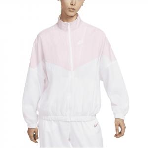 Куртка Nike Sportswear Essential Windrunner Woven, белый/светло-розовый