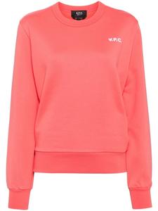 A.P.C. толстовка V.P.C с логотипом, розовый