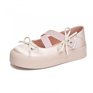 VAEL Туфли Мэри Джейн женские бежевые