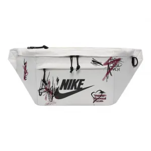 Nike Тканевый поясной рюкзак унисекс светло-серый, Butterfly Falling