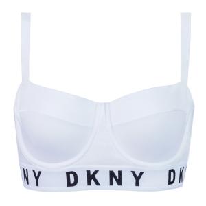 Бюстгальтер с косточками DKNY Bra Cozy Boyfriend, белый