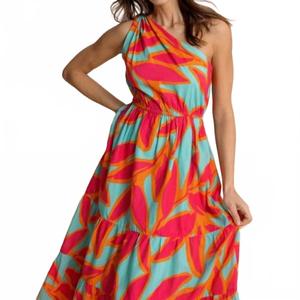 Analeah Платье макси с принтом Garden Glory в цвете мята SOUTHERN TIDE, мятный