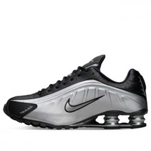 Кроссовки Nike Shox R4 'Metallic Silver Black'