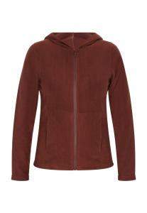 NALLY Флисовая куртка в темно-коричневом цвете