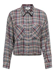 Рубашка regular fit Riley 15351443 Only, серый