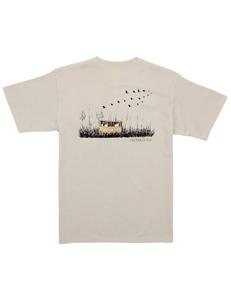 Футболка с коротким рукавом Duck Blind для мальчика бежевого цвета Properly Tied, бежевый