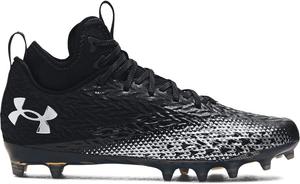 Under Armour мужские футбольные бутсы Spotlight Clone 3, Black/Metallic Silver - 001