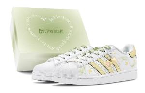 Кроссовки adidas originals Superstar Skateboarding Shoes Unisex Low-top Green, желтый