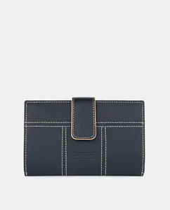 Кошелек женский среднего размера Pielnoble, темно-синий