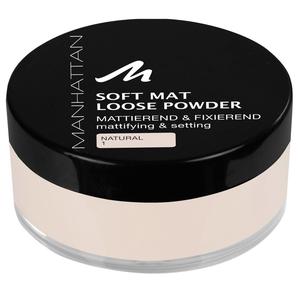 Пудра для лица Manhattan Cosmetics Soft Mat, natural 1
