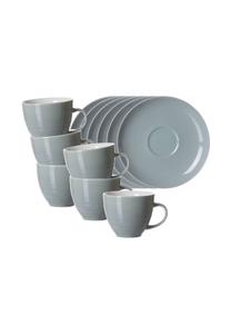 Чашки кофейные Ritzenhoff & Breker Suomi с Блюдцеми, 260 мл, 6 штук, синий